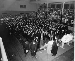 Commencement ceremony. June 1956.