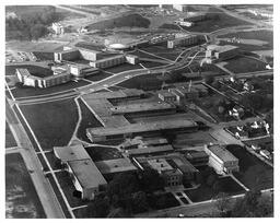 Campus aerial. Ca. 1960s. Undated photo.