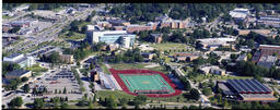Campus aerial of Top Taggart field. 2006.