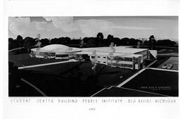 Rankin Student Center.  Architectural sketches. 1957.