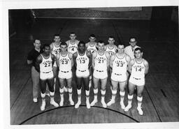 Mens basketball team. 1961.