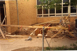 Rankin Student Center renovations. Bookstore and entry. 1983-1984.