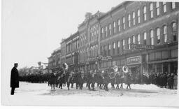 Big Rapids. Downtown parade.  1927-1930.