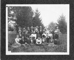 Big Rapids Teachers group photo. 1900.