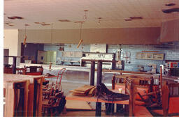 Rankin Student Center Renovations. Centennial Dining Area, Pug and hallways. 1983-1984.