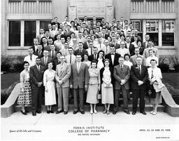 Pharmacy student field trip. Eli Lilly.  23 April- 25 April 1958
