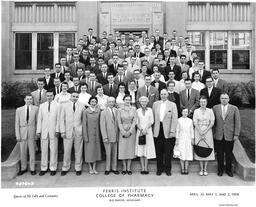Pharmacy student field trip. Eli Lilly.  30 April- 3 May 1958.