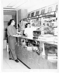 College of Pharmacy.  Model Pharmacy. Science Building. ca. 1960.