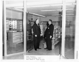 Model Pharmacy. Science Building. Dean Edward Claus. 1957.
