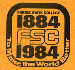 Color centennial logo. 1984.