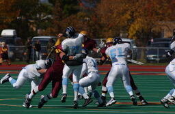 Football v. Grand Valley State University photos. 2001.