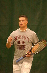 Mens tennis v. Wayne State University.