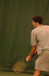 Mens tennis v. Wayne State University.