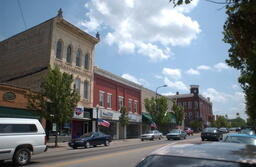 Big Rapids, Michigan downtown.