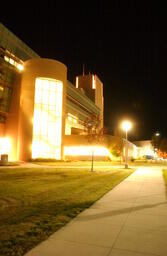 Night campus scenes.