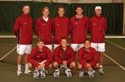 Mens tennis team. 2002-2003.