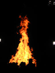 Homecoming bonfire photos.