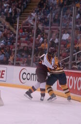 CCHA finals v. University of Michigan.