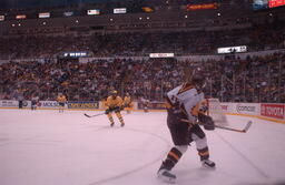 CCHA finals v. University of Michigan.