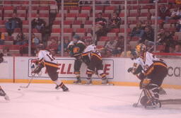 CCHA semifinals v.Northern Michigan University.