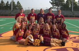 Cheerleading squad. 2003-2004.