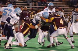 Football v. Northwood photos. 2003.