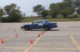Police academic drivers training.