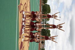 Cheerleading team.