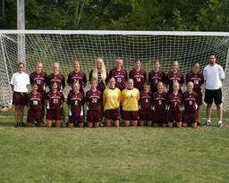 Womens soccer team photos. 2005-2006.