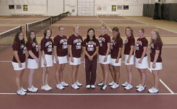 Womens tennis team. 2006.