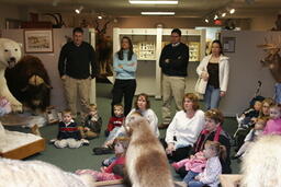 Card Wildlife Center tour Big Rapids Co-op preschool