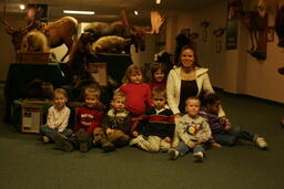 Card Wildlife Center tour Big Rapids Co-op preschool