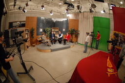 TV studio.