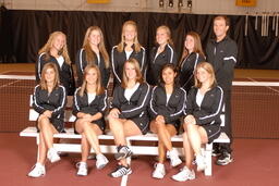 Womens tennis team. 2007.