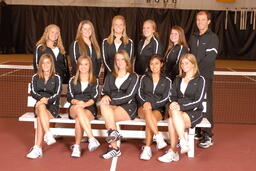 Womens tennis team. 2007.