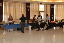 Dining Services catering food tasting.