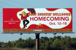 Homecoming billboard.