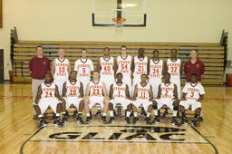 Mens basketball team. 2009-2010.