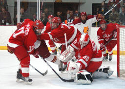 Hockey action shots. 2010.