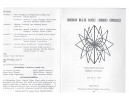 1973  MHSLA Conference Program.