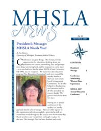 MHSLA News no. 83, Winter 2007