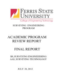 Surveying Academic Program Review report.