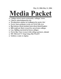 Media Packet. May 2-31, 2006