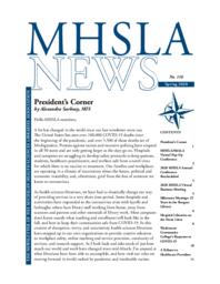 MHSLA News no. 116, Spring 2020