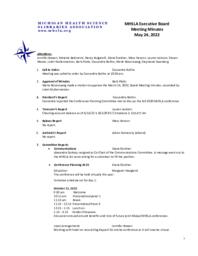 2022/05/24 MHSLA Board Meeting Minutes