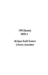 1998 MHSLA Membership Directory