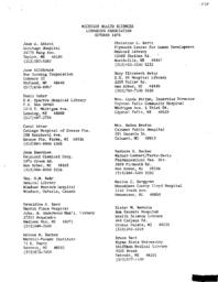 1978/10 MHSLA Membership Directory