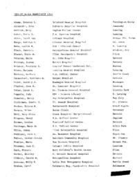 1984-1985 MHSLA Membership List