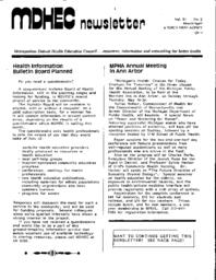 1986-1988 MDHEC Newsletters