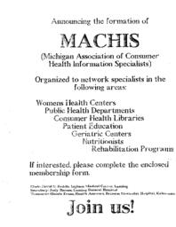 1988-1989 MACHIS Meeting Minutes